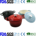 6PCS Enamel Cast Iron Cookware Set Manufacturer From China